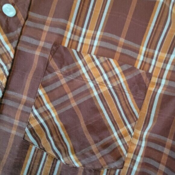 Canterbury of New Zealand Plaid Button Down Shirt Long Sleeve Size L - Picture 3 of 13